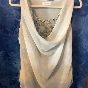 Woman’s fashion tank embellished from The Buckle L